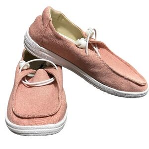 Corkys Women’s Kayak Slip On Sneakers in Heathered Pink